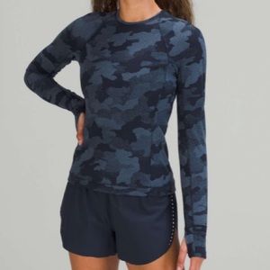 Lululemon it’s rulu run size 8 camo blue  NEW
